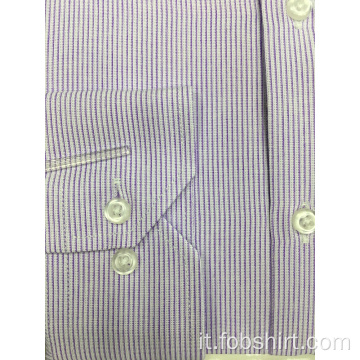 Camicia da lavoro a righe in cotone